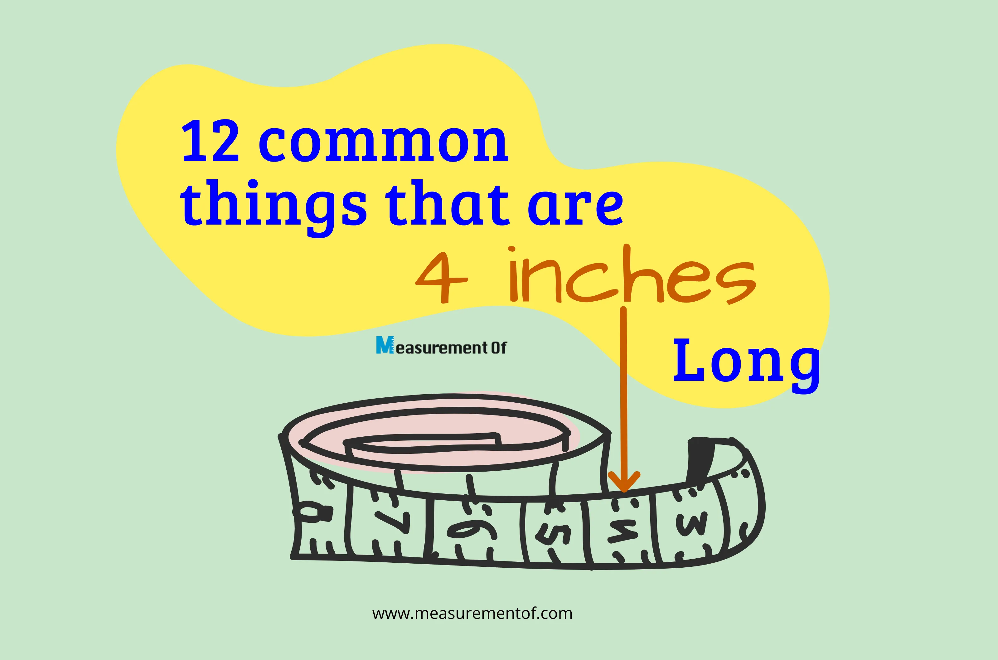 12 Common Things That Are 4 Inches Long blog banner