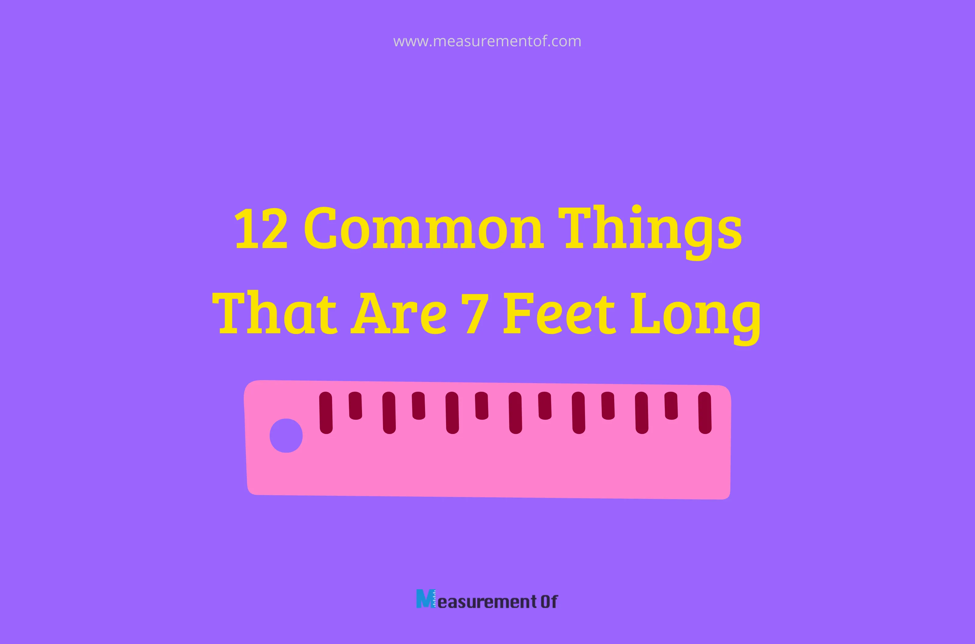 12 common things that are 7 feet long