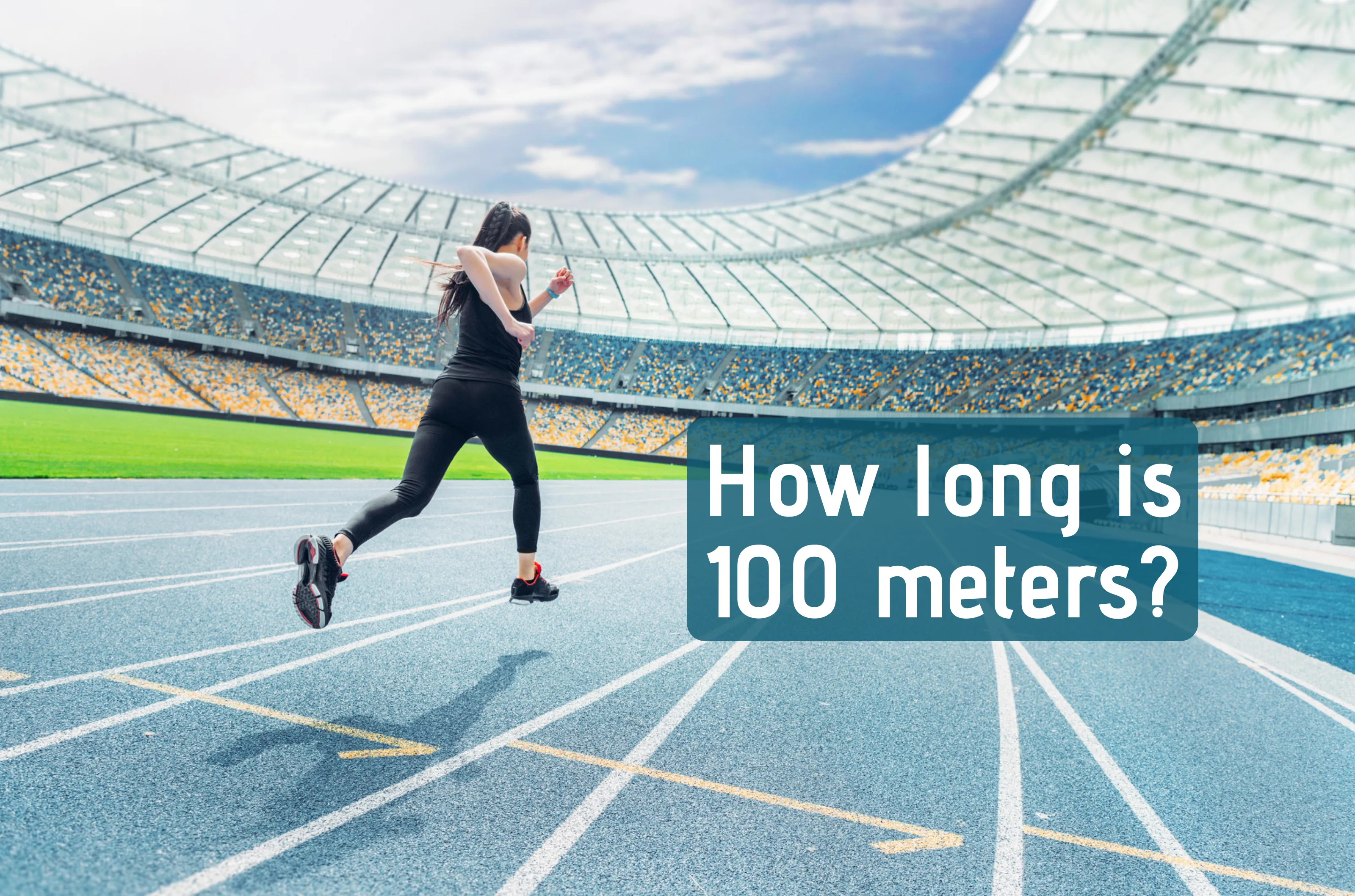 How long is 100 meters blog banner