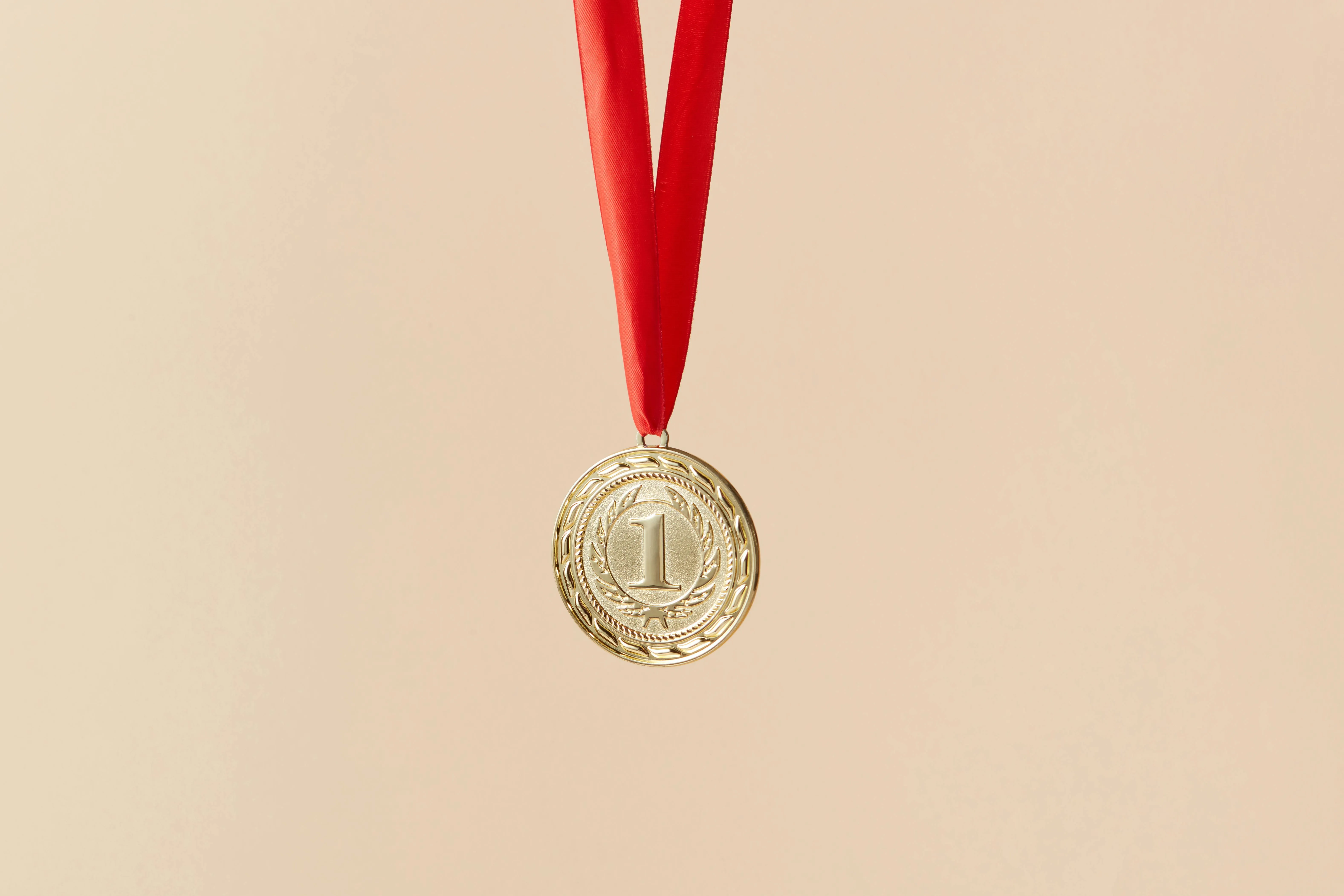 Gold medal for first position.webp